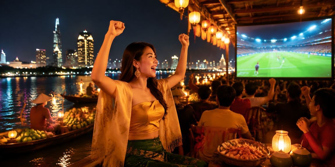 Người hâm mộ bóng đá tại TP Hồ Chí Minh cổ vũ và đặt cược thể thao trực tuyến